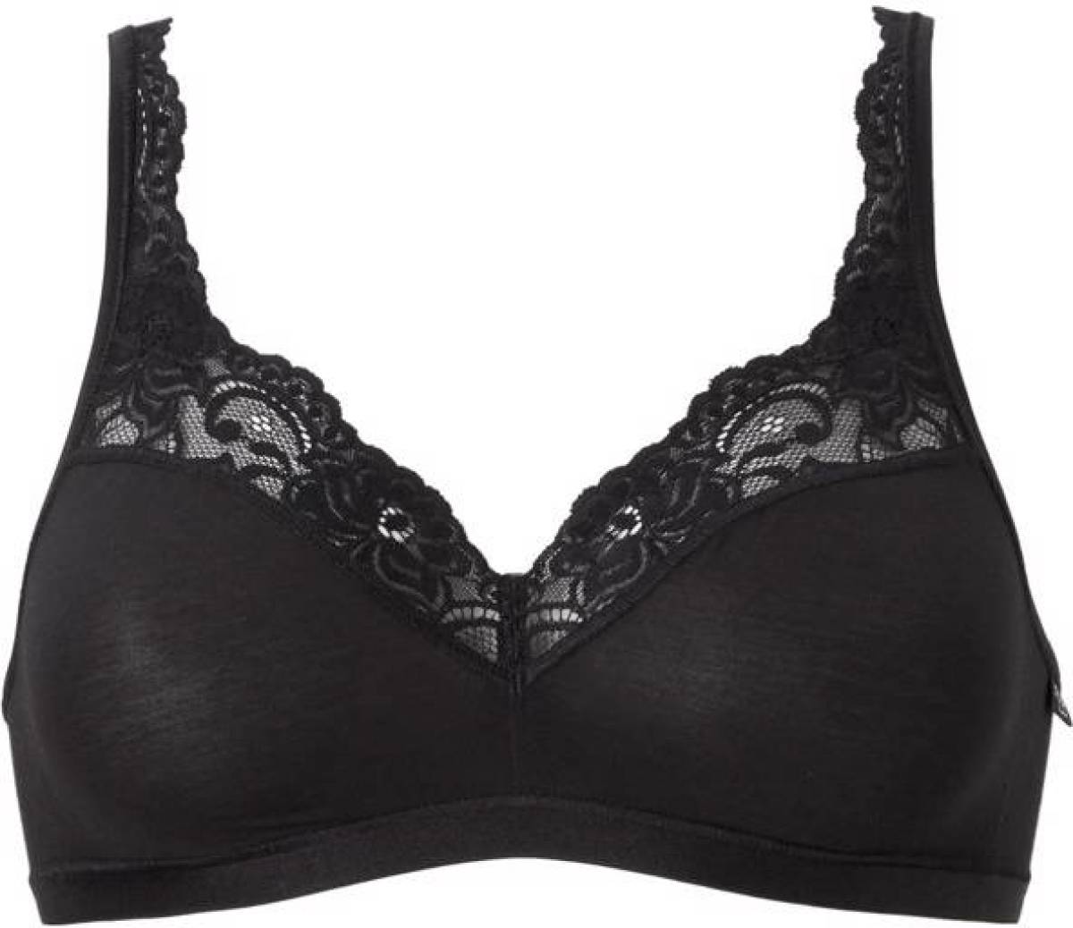 Sloggi Romance bh zonder beugel zwart