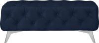 Leonique Hocker Amaury Capitonnage, breedte 120 cm, poten chroomkleur, goudkleur of zwart