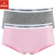 Calvin klein UNDERWEAR shorts - set van 2 roze/grijs