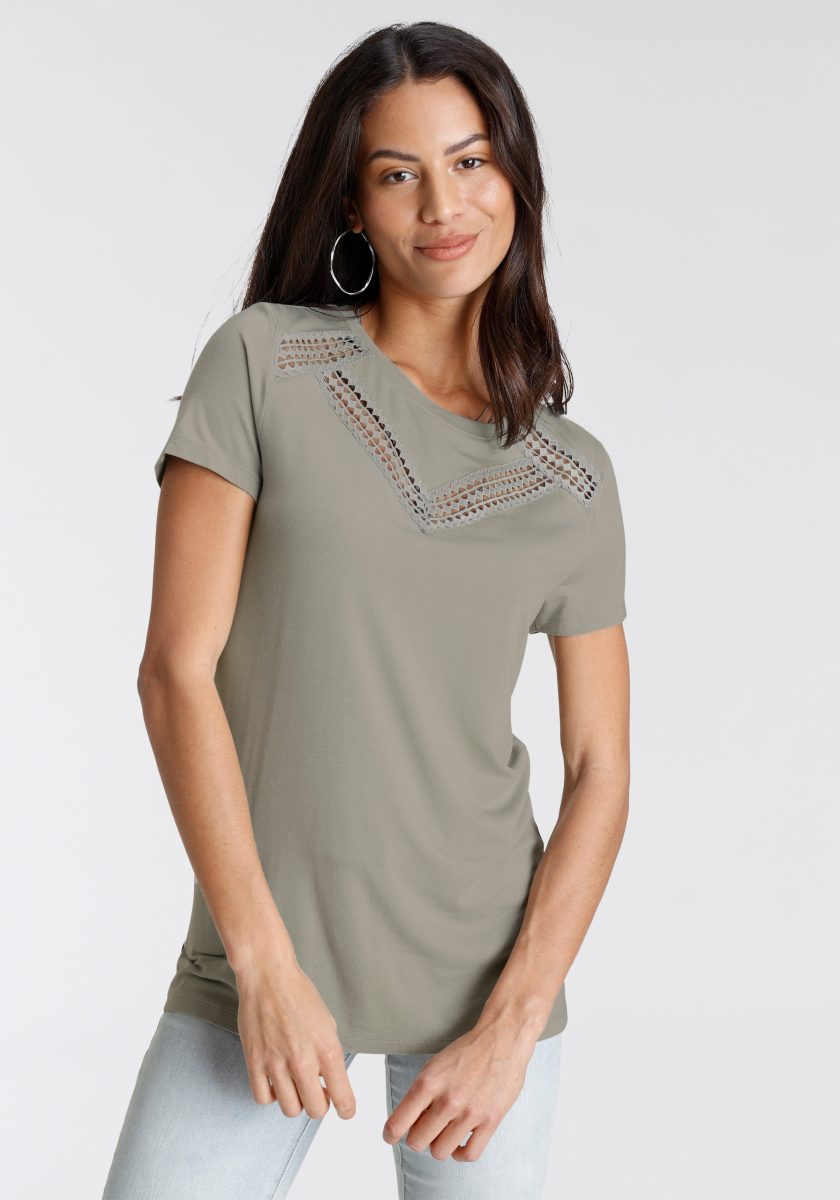 Laura Scott T-shirt met kant