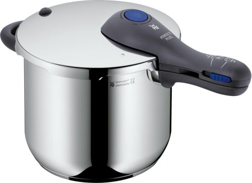 WMF Snelkookpan Perfect Plus Stoompan met een afneembare dekselgreep, inductie