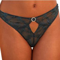 Lascana High-waist-string van stijlvol transparant kant