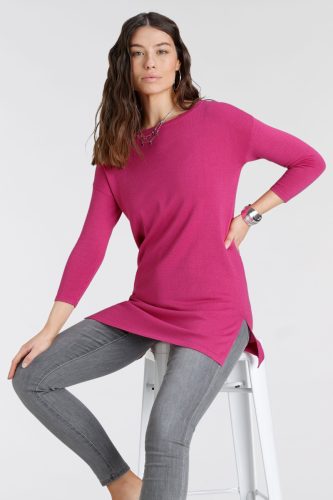 Laura Scott Lange trui met zijsplitten - nieuwe kleuren