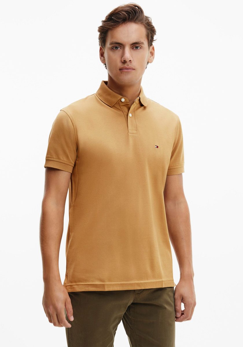 Tommy hilfiger Poloshirt 1985 REGULAR POLO met Tommy hilfiger contraststrepen in de kraag