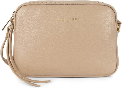 Lancaster Schoudertas Crossbody bag Dune met goudkleurige details