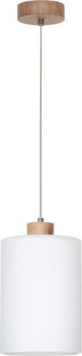 BRITOP LIGHTING Hanglamp ZEFIR Natuurproduct van eikenhout, duurzaam, hoogwaardige glazen kap (set, 1 stuk)