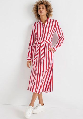 HECHTER PARIS Midi-jurk met strepen - nieuwe collectie