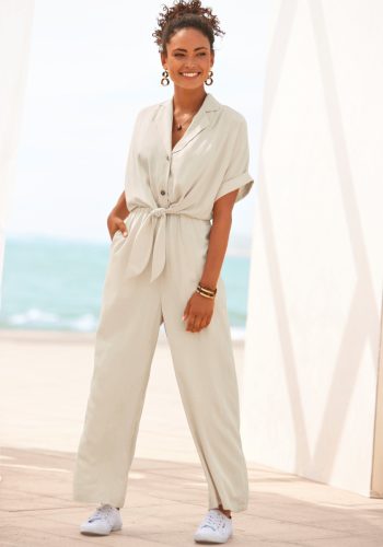 Lascana Jumpsuit van geweven viscose