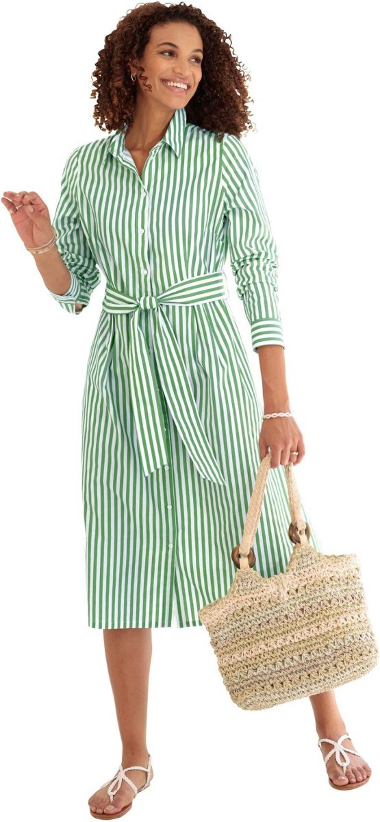 Casual Looks Jurk met overhemdkraag Jurk