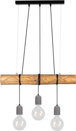 SPOT Light Hanglamp TRABO CONCRETE Hanglamp, houten balk van grenenhout ø 8-12 cm, echt beton
