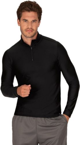 Trigema Sweatshirt Trigema sportshirt met lange mouwen en ritssluiting