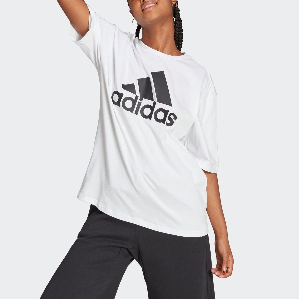 adidas Sportswear T-shirt ESSENTIALS BIG LOGO BOYFRIEND