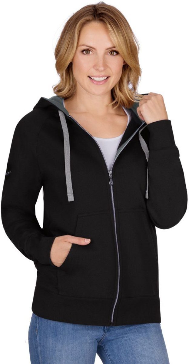 Trigema Sweatvest Trigema Jasje met capuchon