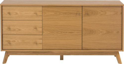 Woodman Dressoir Bjórgvin Breedte 150 cm, in eenvoudig Scandinavisch design