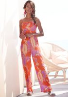 Lascana Jumpsuit met halterbandjes in bandeaumodel