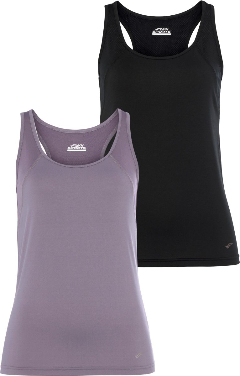 FAYN SPORTS Tanktop Essential Racerback (set, 2-delig, Set van 2)