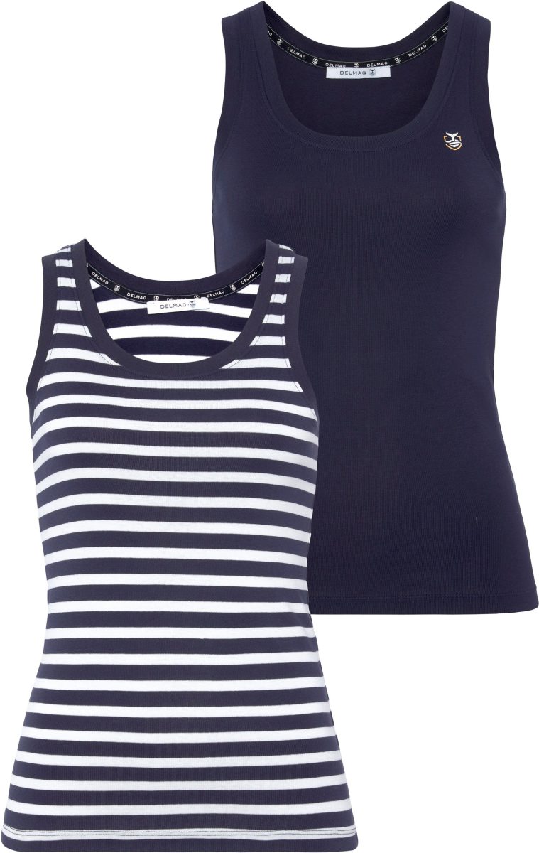 DELMAO Tanktop (voordeelset, 2-delig, Set van 2)