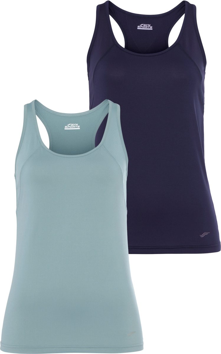 FAYN SPORTS Tanktop Essential Racerback (set, 2-delig, Set van 2)