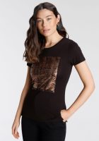 Laura Scott T-shirt met folieprint
