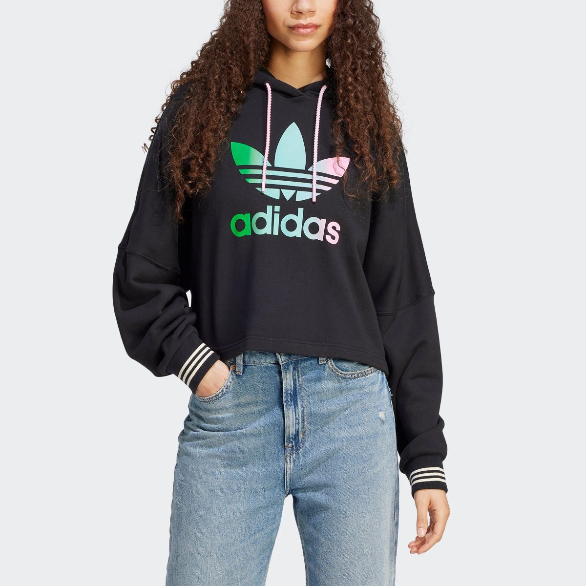adidas Originals Hoodie ADICOLOR 70S CROPPED HOODIE