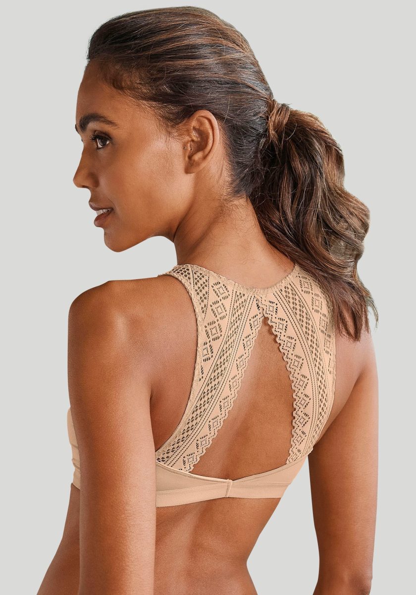 Lascana Bustier met grafische kant