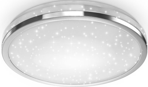 B.K.Licht Led-plafondlamp BK_DL1305 LED Deckenlampe, Sternendekor, Neutralweißes Licht, Ø38cm