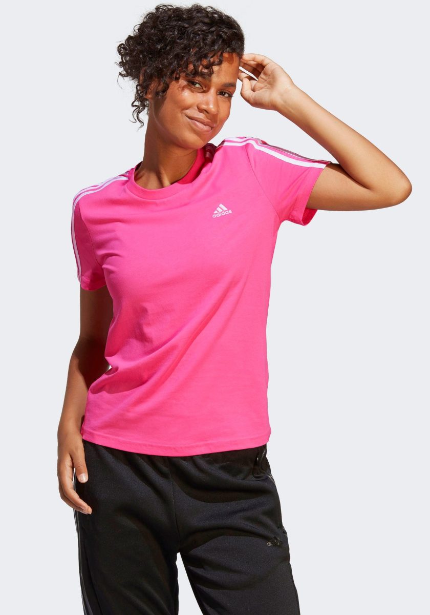 adidas Sportswear T-shirt LOUNGEWEAR ESSENTIALS SLIM 3-STREPEN