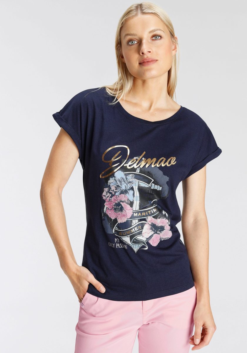 DELMAO Shirt met print