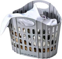 Jeemsie Wasmand Opvouwbaar Grijs 70 liter 50 x 36 x 39 cm