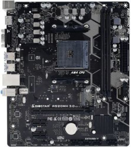 Biostar A520MH 3.0 moederbord AMD A520 Socket AM4 micro ATX