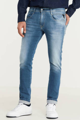 Replay slim fit jeans Anbass Hyperflex medium blue