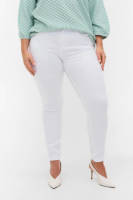 Zizzi high waist slim fit jeans AMY wit
