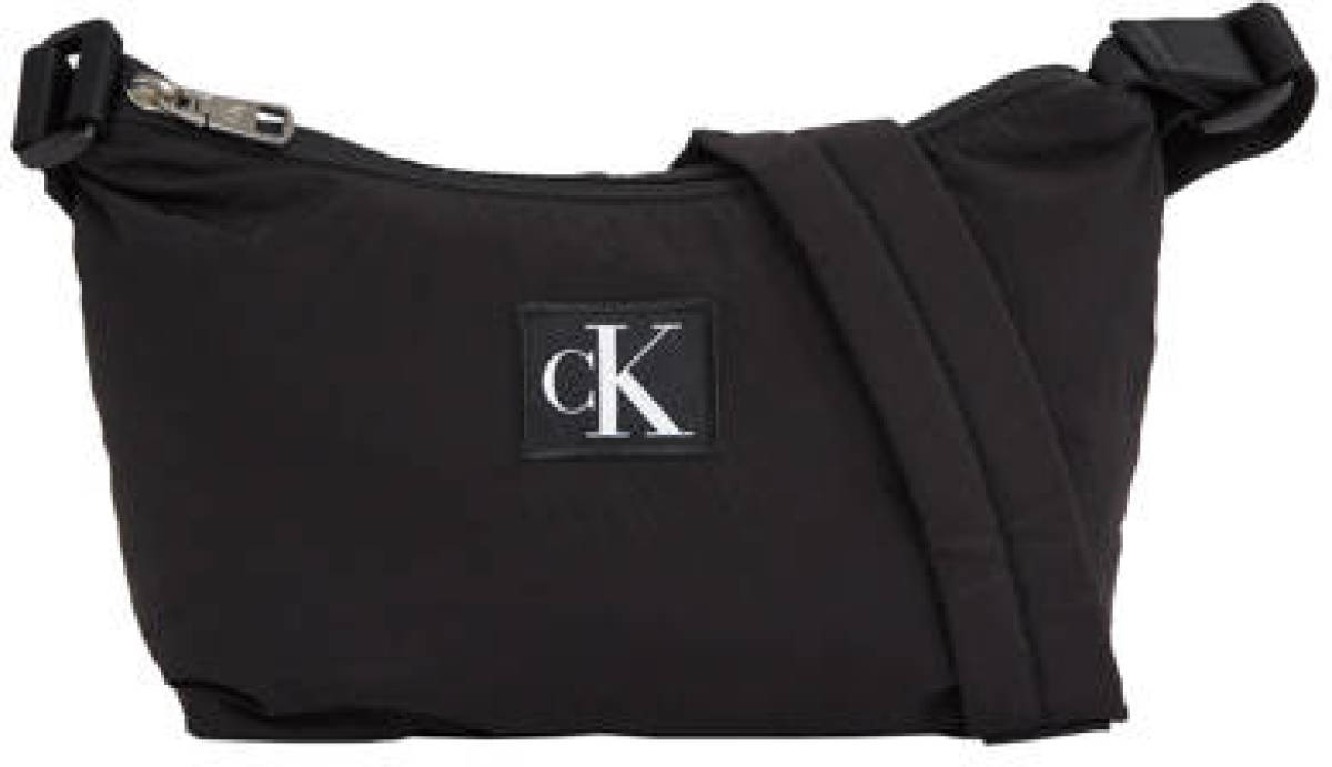 CALVIN KLEIN JEANS crossbody tas City Nylon met logo zwart