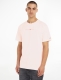 Tommy Jeans T-shirt met logo faint pink