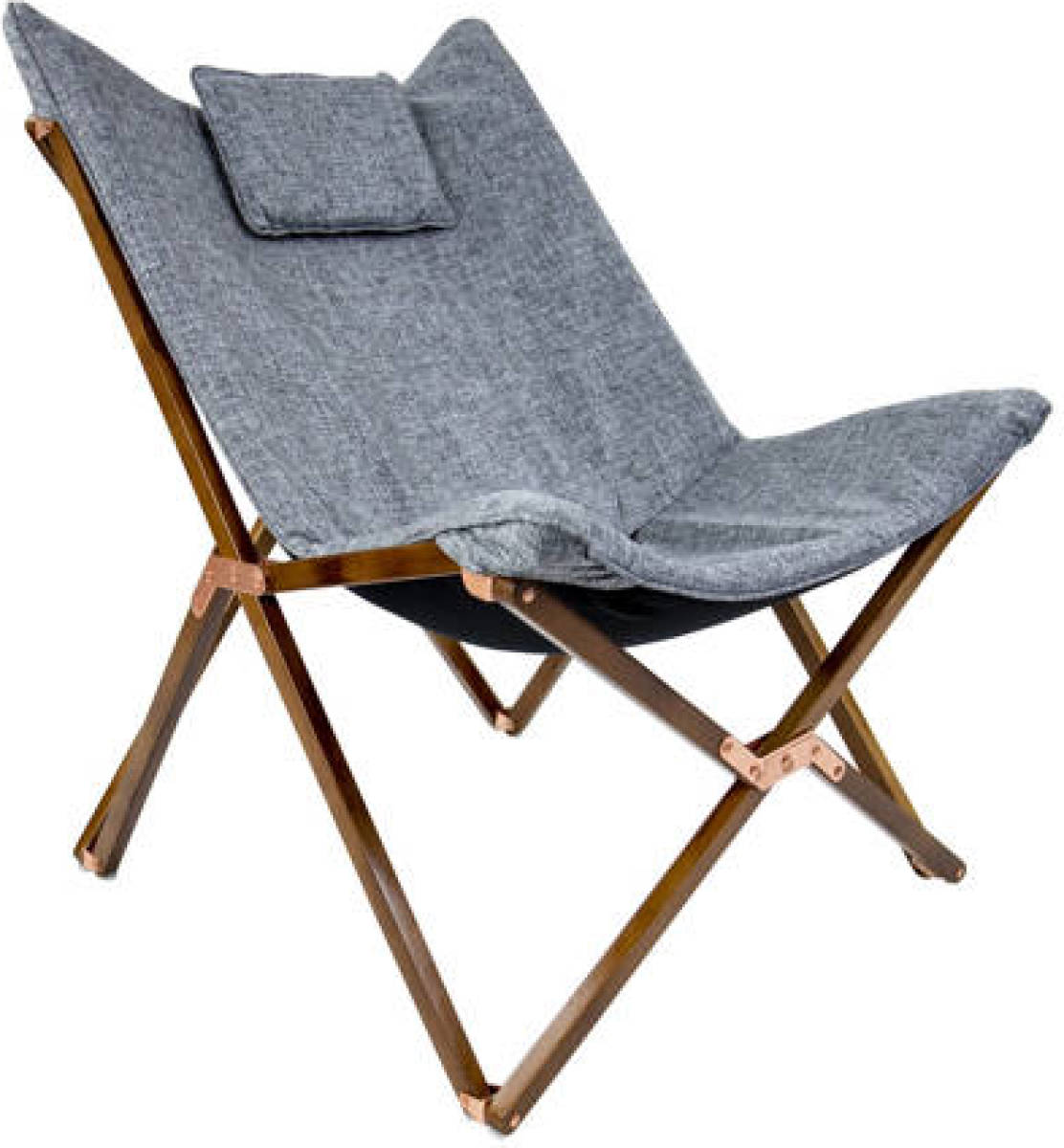 Bo-Camp relaxstoel BC UO Relaxstoel Bloomsbury M grijs