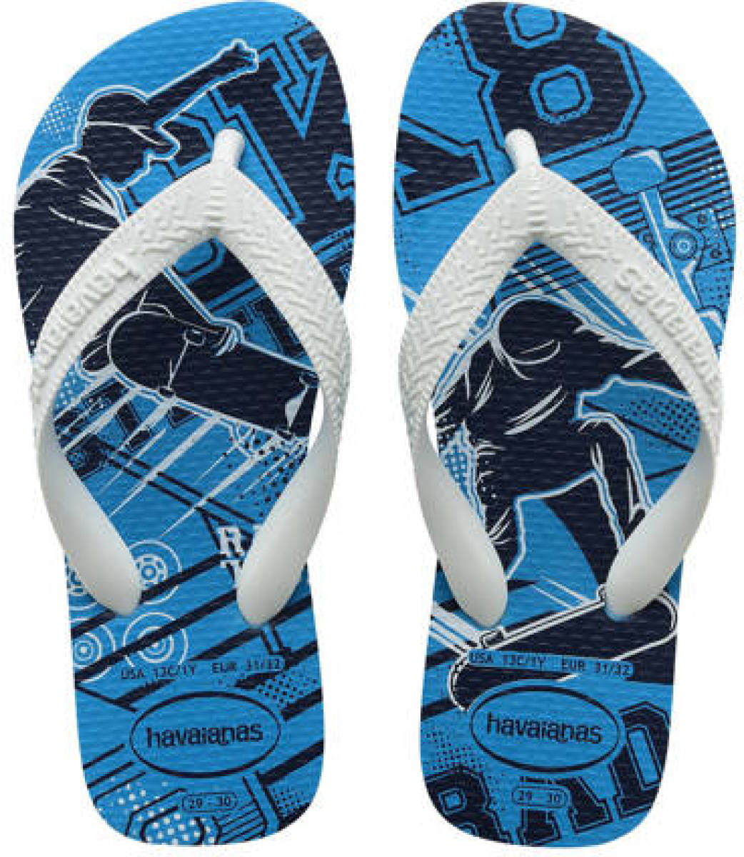 Havaianas teenslippers blauw/wit