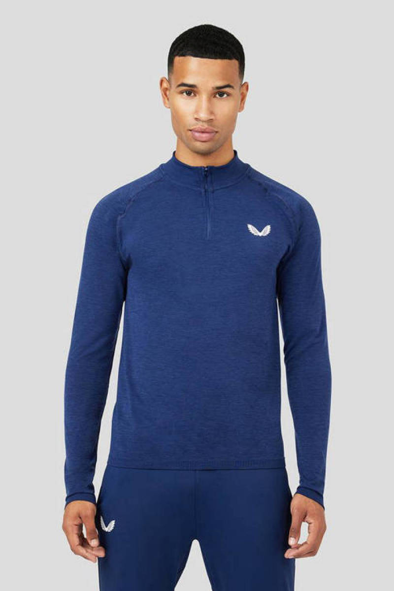 Castore sport T-shirt Protek blauw