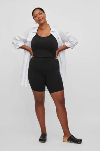 EVOKED VILA regular fit broek VIJENNI zwart