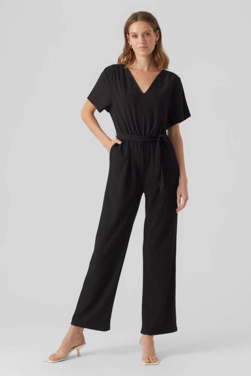 VERO MODA jumpsuit VMJONI zwart