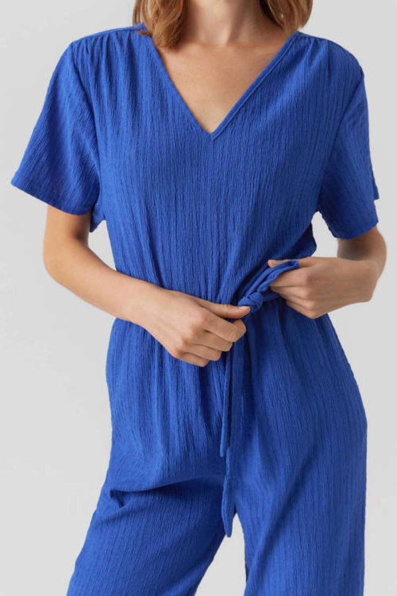 VERO MODA jumpsuit VMJONI blauw