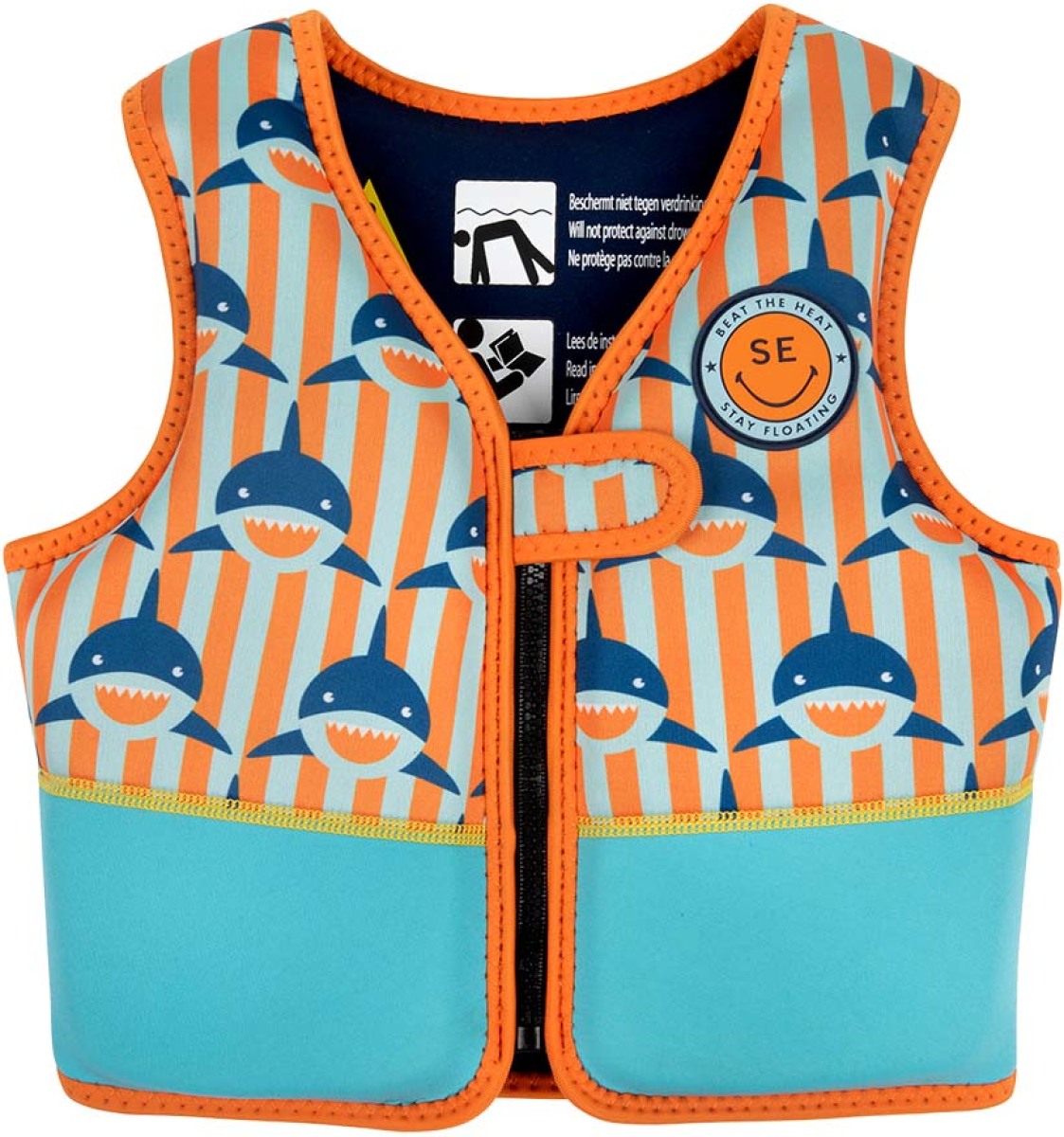Swim Essentials zwemvest Haaien (18-30 kg)