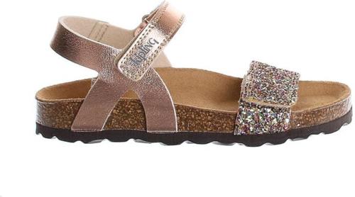 Kipling sandalen met glitters lichtroze
