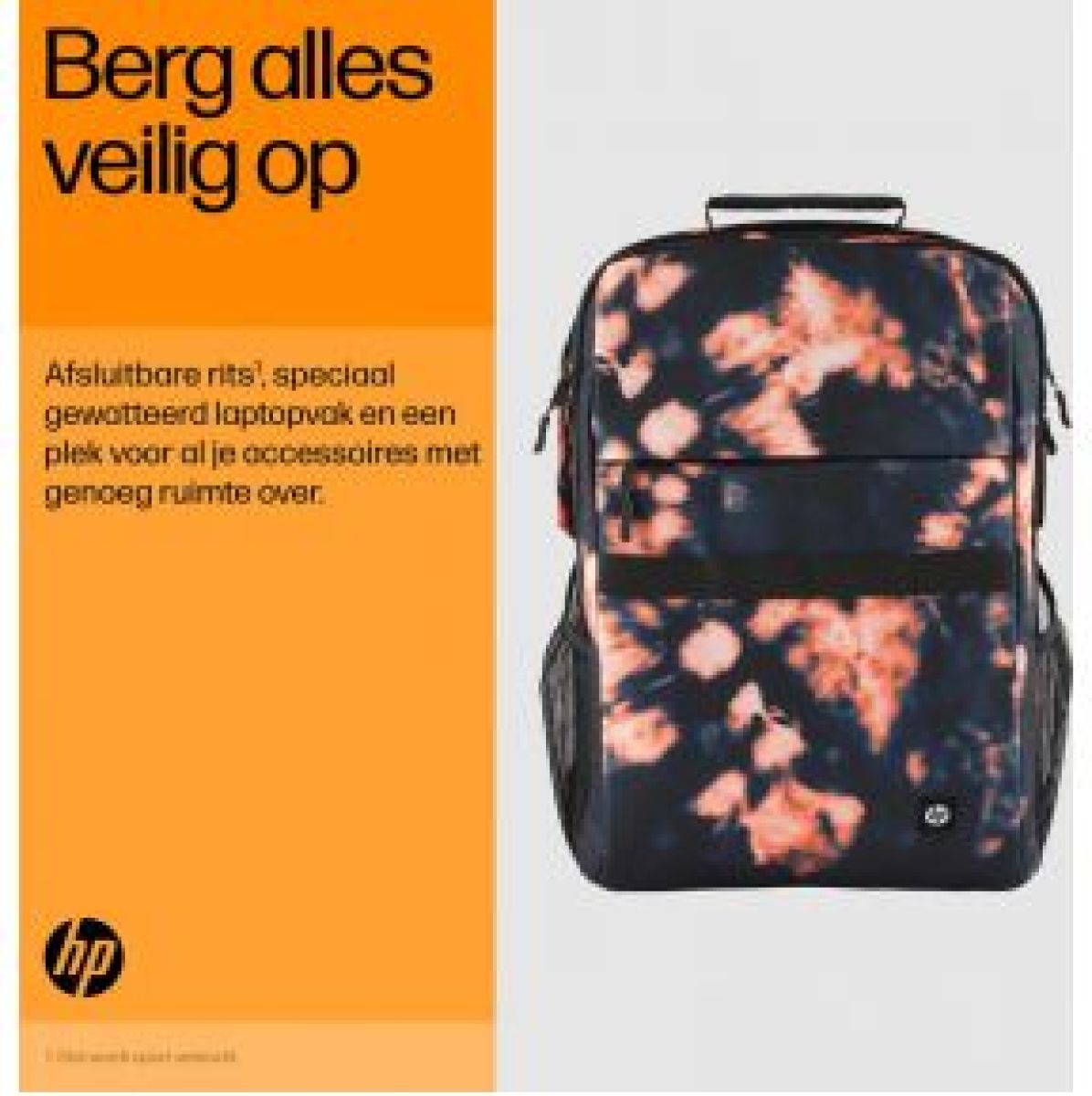 HP Campus XL Backpack, tie-dye