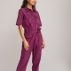 La Redoute Collections Jumpsuit met korte mouwen