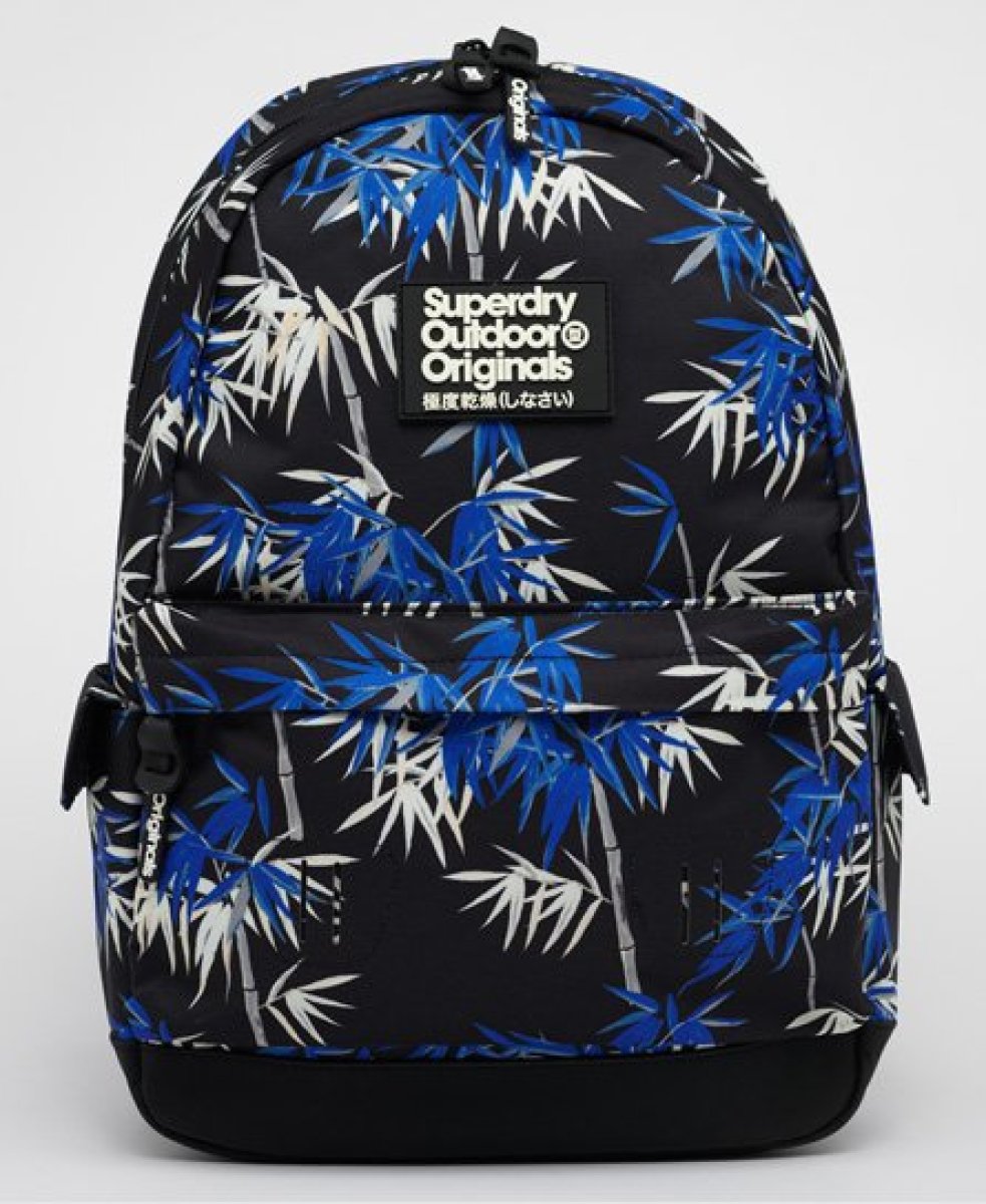 Superdry Female Montana Rugzak met Hawaïprint Zwart Grootte: 1SIZE