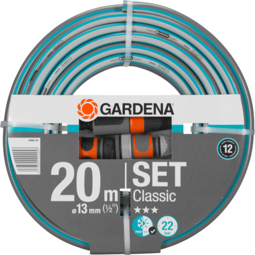 Gardena Classic Slang (1/2") 20m + Koppelstukken