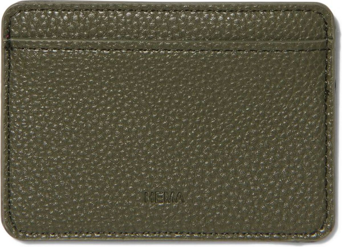 HEMA Kaarthouder Donkergroen 7.5x10.5