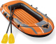 Bestway Kondor 2000 opblaasboot 188 cm oranje/zwart