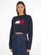 Tommy Jeans Korte trui in grof tricot