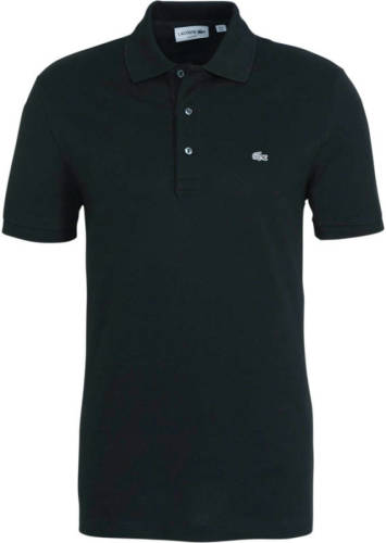 Lacoste slim fit polo zwart